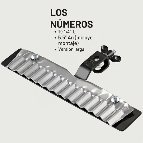 Vista 5 de Crasher Kit de batería de efecto metálico complementario con sonido Guiro electrónico, acero - NO HECHO EN CHINA