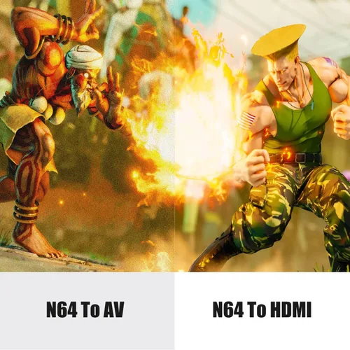 Vista 6 de Hgowixx Adaptador HDMI para N64cubo de juegoSNES