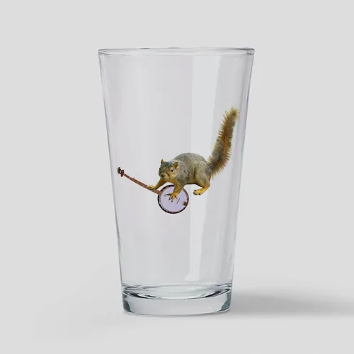 Vista 15 de CafePress Vaso de cerveza de ardilla, 16 oz. Vaso para beber