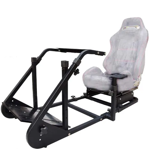 Vista 8 de Minneer Racing Simulator Cockpit for G25 G27 G29 G920,Driving Simulator Seat, Racing Steering Wheel Stand with Capacity 220LBS Without Wheel and