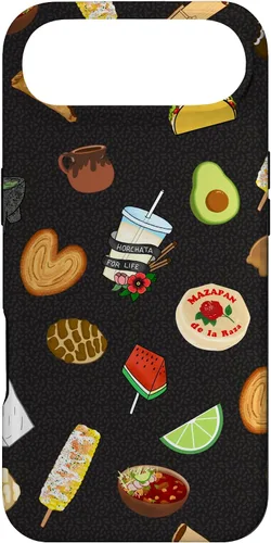 Vista 26 de Funda para iPhone 14 Pro Black Antojitos Mexican Food Latino Tacos Pan Dulce