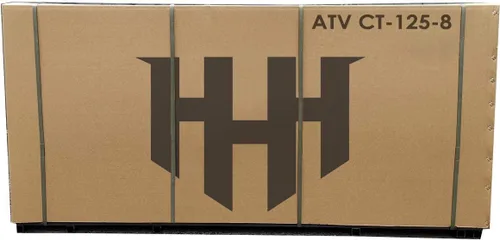 Vista 3 de HHH 125cc ATV Utilitario para Jóvenes con Marcha Atrás, Transmisión Completamente Automática, 4 Ruedas, Neumáticos Grandes de 19"/18" (Verde)