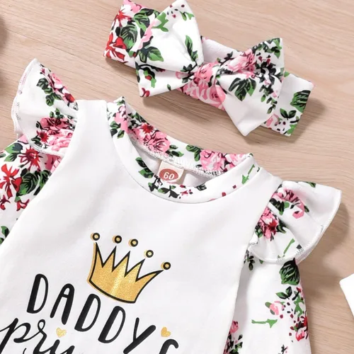 Vista 5 de Aalizzwell Ropa de verano con diadema para bebé niña
