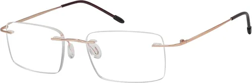 Vista 13 de Eyekepper Paquete de 3 lentes de lectura de metal sin montura para hombres, lectores rectangulares sin marco (negro/azul/plomizo)+0.00
