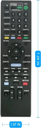Vista 6 de RM-ADP111 Reemplazar el control remoto RMADP111 para Sony Blu-ray Disc DVD Home Theatre System BDV-E2100 BDV-E3100 BDV-E6100 BDV-E4100 BDVE2100