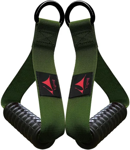 Vista 15 de Heavy Duty Gym Workout Handles Attachment for Cable Machine,Resistance Band,Pulley System Home Exercise Equipment, Comfortable and Stronger Grip