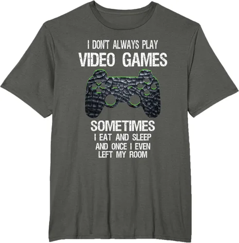 Vista 8 de Funny Gamer Video Games - Camiseta para niños y adolescentes, ajuste clásico, color negro, mezcla de algodón, Negro