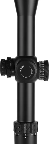 Vista 6 de Riton Optics Series 5 Conquer 5-25x56 MOA Riflescope Primer plano focal HD Retícula iluminada de vidrio con retícula integrada extraíble de dos