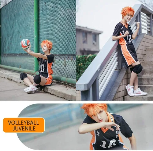 Vista 7 de KINOMOTO Disfraz de uniforme de voleibol de escuela secundaria para cosplay