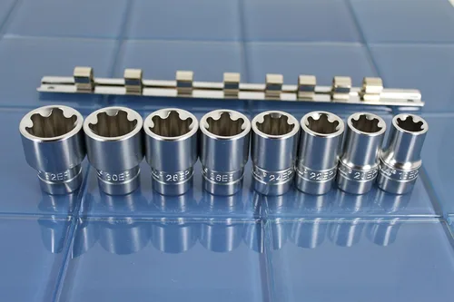 Vista 3 de TMAX 8 piezas Torx Plus 18-32EP Socket 1/2 pulgada de unidad cuadrada de reparación automática de impacto listo para herramientas