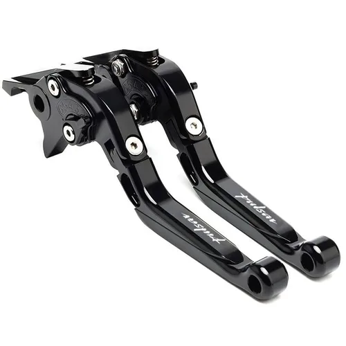 Vista 11 de NIKKHO Palanca de embrague de freno para BA & JAJ PULSAR200/NS200 PULSAR135 Pulsar 200 NS200 RS200 A motocicleta CNC aluminio plegable ajuste