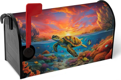 Vista 66 de Funda magnética para buzón patriótico de verano del 4 de julio, cubierta para buzón de bandera de Estados Unidos, diseño floral, Día