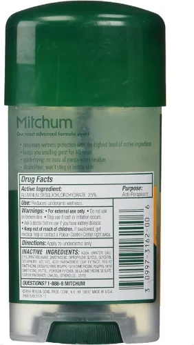 Vista 2 de Mitchum Power Gel Desodorante Antitranspirante Sport 2.25 oz (Paquete de 11)