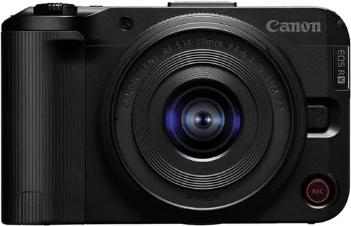 Vista 3 de Canon EOS R50 V - Cámara sin espejo con lente RF-S14-30mm F4-6.3 is STM PZ, sensor APS-C, 24.2 megapíxeles, zoom ultra gran angular, enfoque