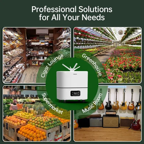 Vista 7 de Humidificador YOKEKON para Habitación Grande 30L/7.93Gal, Humidificador Comercial para Toda la Casa de 5000 pies cuadrados, Humidificador de Relleno