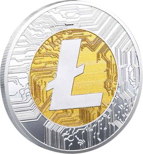 Vista 13 de 1 moneda conmemorativa Bitcoin chapada en oro de 24 quilates, criptomoneda BTC de 0.118 in coleccionable con funda protectora, criptomoneda