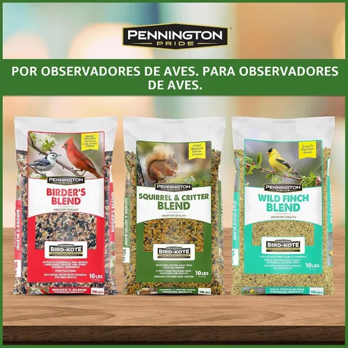Vista 7 de Pennington - Pride Squirrel & Critter - Mezcla de semillas para pájaros silvestres, 10 libras