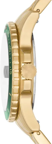 Vista 2 de Fossil Reloj casual de cuarzo azul para hombre inspirado en buceo