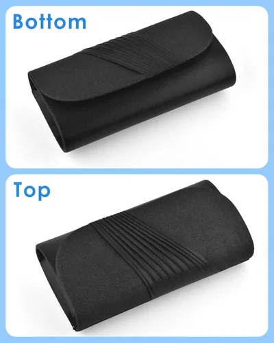 Vista 6 de TINDTOP Bolsos de mano para mujer de noche, bolsas de mano formales de fiesta, bolsos de hombro brillantes sobre bolsos de boda cóctel graduación