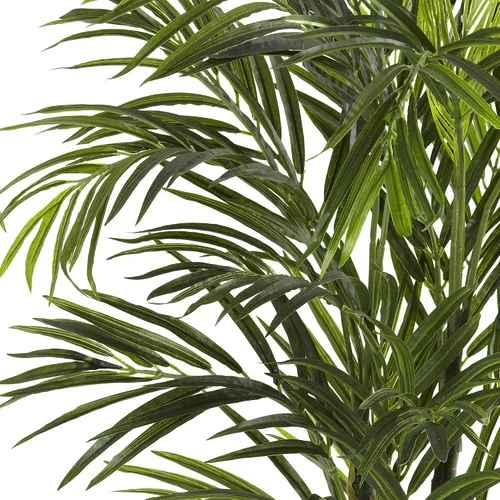 Vista 4 de Nearly Natural - Palmera artificial de areca de 2.5 pies, resistente a los rayos UV (interior/exterior)