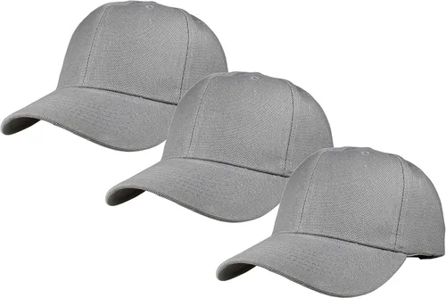 Vista 19 de Gelante - Gorra lisa de béisbol ajustable con correa trasera (3 unidades)