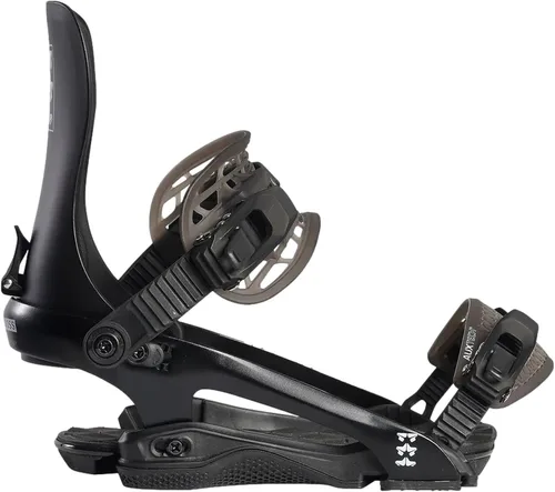 Vista 2 de Rome Snowboards Encuadernación de snowboard 390 Boss para hombre - 2022/2023 Negro L/XL