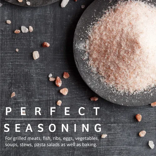 Vista 5 de The Spice Lab - Sal gruesa rosa del Himalaya, cristal puro gourmet, aporta nutrientes y minerales, fortificada para la salud, certificado Kosher