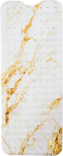 Vista 43 de ENKOSI Tapete de baño antideslizante, extra largo de 40 x 16 pulgadas, tapete antideslizante grande para bañera y ducha con ventosas y agujeros