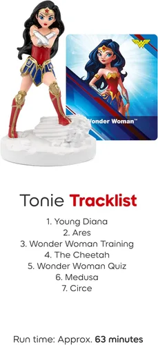 Vista 5 de Tonies Personaje de reproducción de audio de Wonder Woman de DC