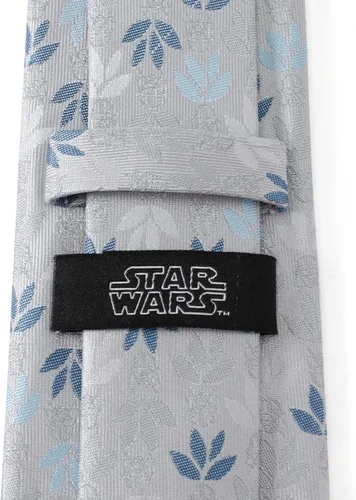 Vista 4 de Star Wars Darth Vader - Corbata de seda floral, plateado