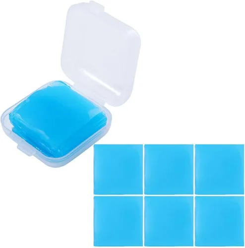 Vista 7 de 1 caja/6 piezas de pintura cuadrada de diamante arcilla de diamante arte pintura pegamento pintura cera de perforación de barro de diamante con caja