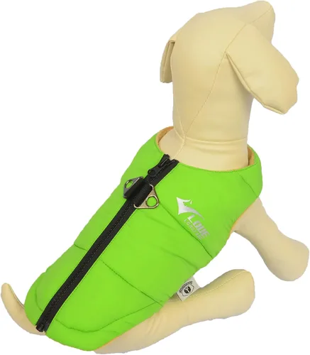 Vista 8 de Chaleco de invierno para perro, impermeable, resistente al viento, con forro polar supercálido, con cierre de cremallera suave para perros pequeños