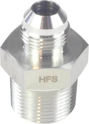 Vista 9 de Adaptador HFS NPT macho a JIC macho, 1/2 pulgada a 1/2 pulgada, 304 SS, 1