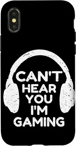 Vista 5 de Gaming Phone Case Gamer Gift Funny Cant Hear You I'm Gaming Case for iPhone 17