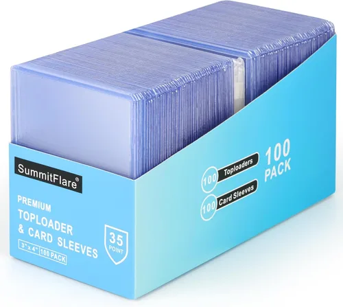 Vista 8 de Cargadores superiores para tarjetas, 400 fundas para tarjetas