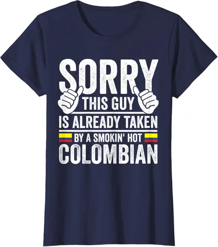 Vista 33 de Camiseta divertida de Colombia Heritage para hombre