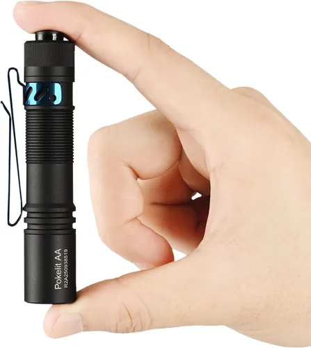 Vista 8 de ACEBEAM Pokelit AA linterna mini recargable con clip, linterna de bolsillo EDC de 550 lúmenes altos, linterna pequeña súper brillante, linterna LED