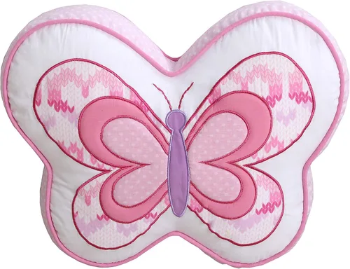 Vista 7 de [Usado] Juego de ropa de cama de algodón de 6 piezas con estampado de corazones, mariposas y lunares, a rayas, rosa, morado, blanco, de algodón
