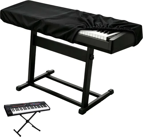 Vista 10 de Cubierta antipolvo para teclado de piano de 76 teclas, suave seda de leche elástica, cubierta de teclado electrónico, accesorios de piano a prueba