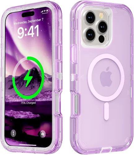 Vista 30 de Follaroma Funda para iPhone 11, Compatible con MagSafe, Fundas de Teléfono de Protección Resistente a Prueba de Golpes de Servicio Pesado