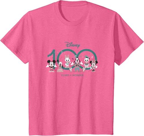 Vista 10 de Disney 100 Years of Wonder Mickey & Pals Muted Cute D100 Camiseta, Negro