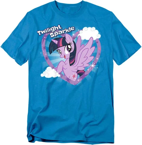 Vista 12 de Popfunk Camiseta y calcomanías clásicas de My Little Pony: Friendship is Magic Twilight Sparkle A. Púrpura