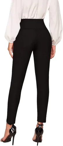Vista 3 de Hybrid Womens Super Comfy Ultra Stretch with Full-Elastic Waist Pull On Millennium Twill Pants