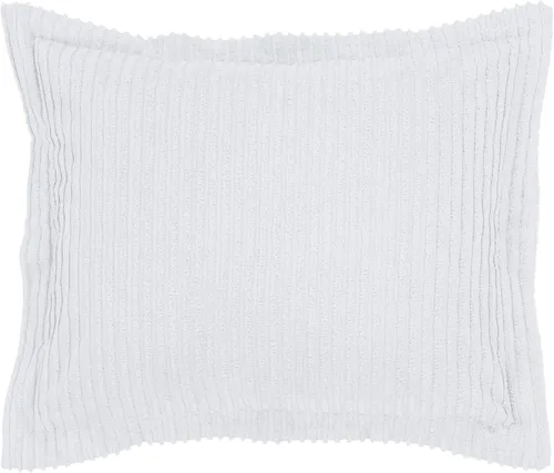 Vista 21 de Better Trends Colchas de Chenille Tamaño Individual, Azul 100% Algodón Chenille Diseño de Rayas Acolchado Cobertor Suave Liviano, 96"x110" con 1