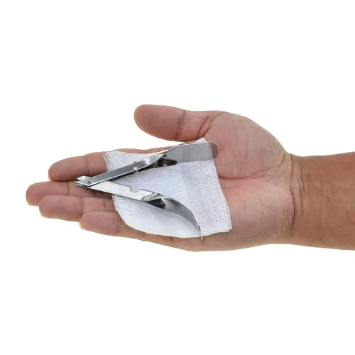 Vista 9 de Kit de remoción de grapas estéril Dealmed, incluye removedor de grapas y esponja de gasa, kit de herramienta de remoción de grapas de un solo uso