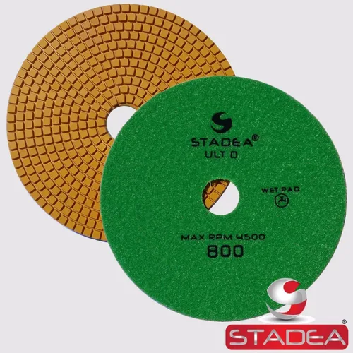 Vista 6 de PPW152X Almohadillas de pulido de granito 7 "Almohadilla de diamante 50 Grit para granito piedras de cuarzo pulido