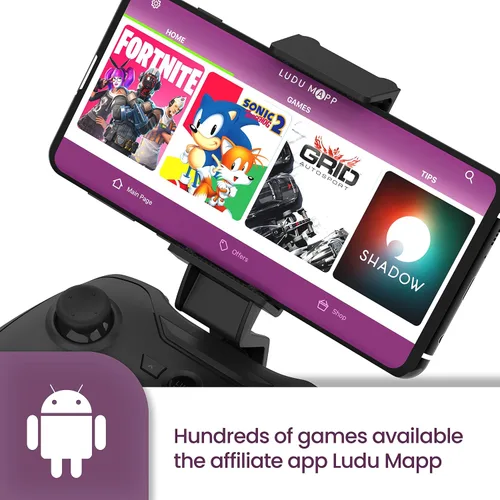 Vista 3 de Rotor Riot RENEWED - Controlador de gamepad móvil para Android controlador con cable sin latencia con L3 R3 almohadilla D mejorada de 8 vías