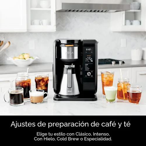 Vista 2 de Shark Ninja CP307 Sistema de preparación fría y caliente con jarra térmica, Cafetera de café, Negro