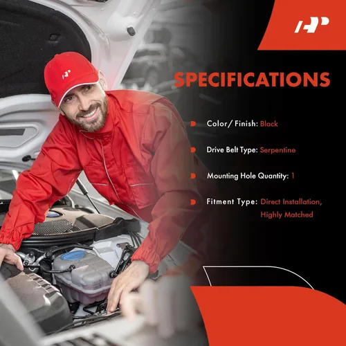 Vista 3 de A-Premium - Polea de cigüeñal equilibrador armónico de motor compatible con Chevy para Chevy Equinox, Malibu, Impala, Monte Carlo, Uplander