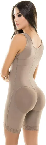 Vista 3 de fajate cysm Fajas colombianas reductoras alta Body muslo de control Ref 455Mocca